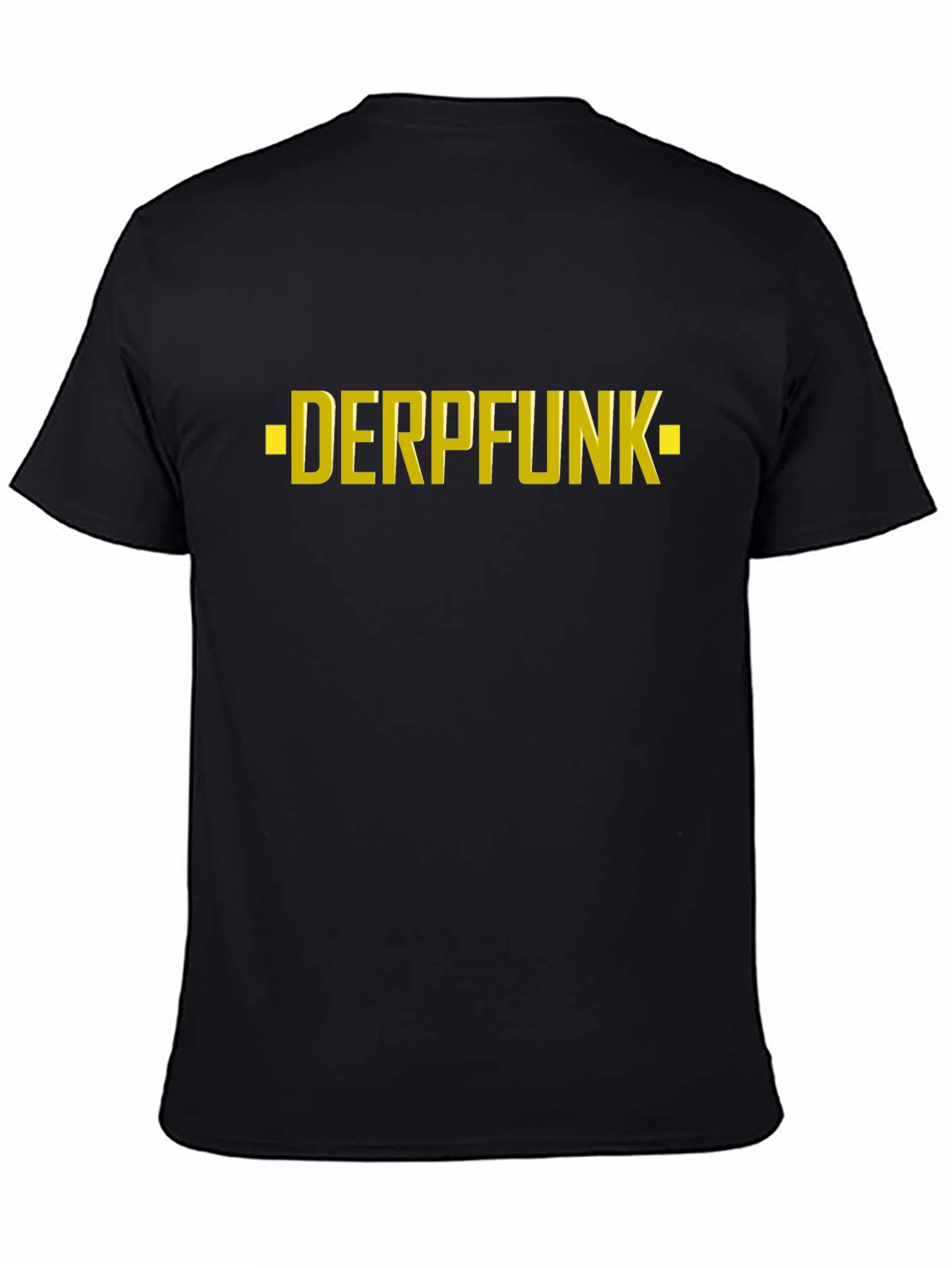 Derpfunk Graphic Tee - Black Cotton T-Shirt