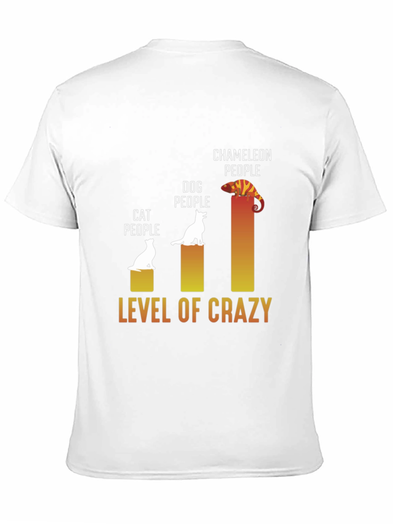 Level of Crazy T-Shirt: Cat Dog Chameleon