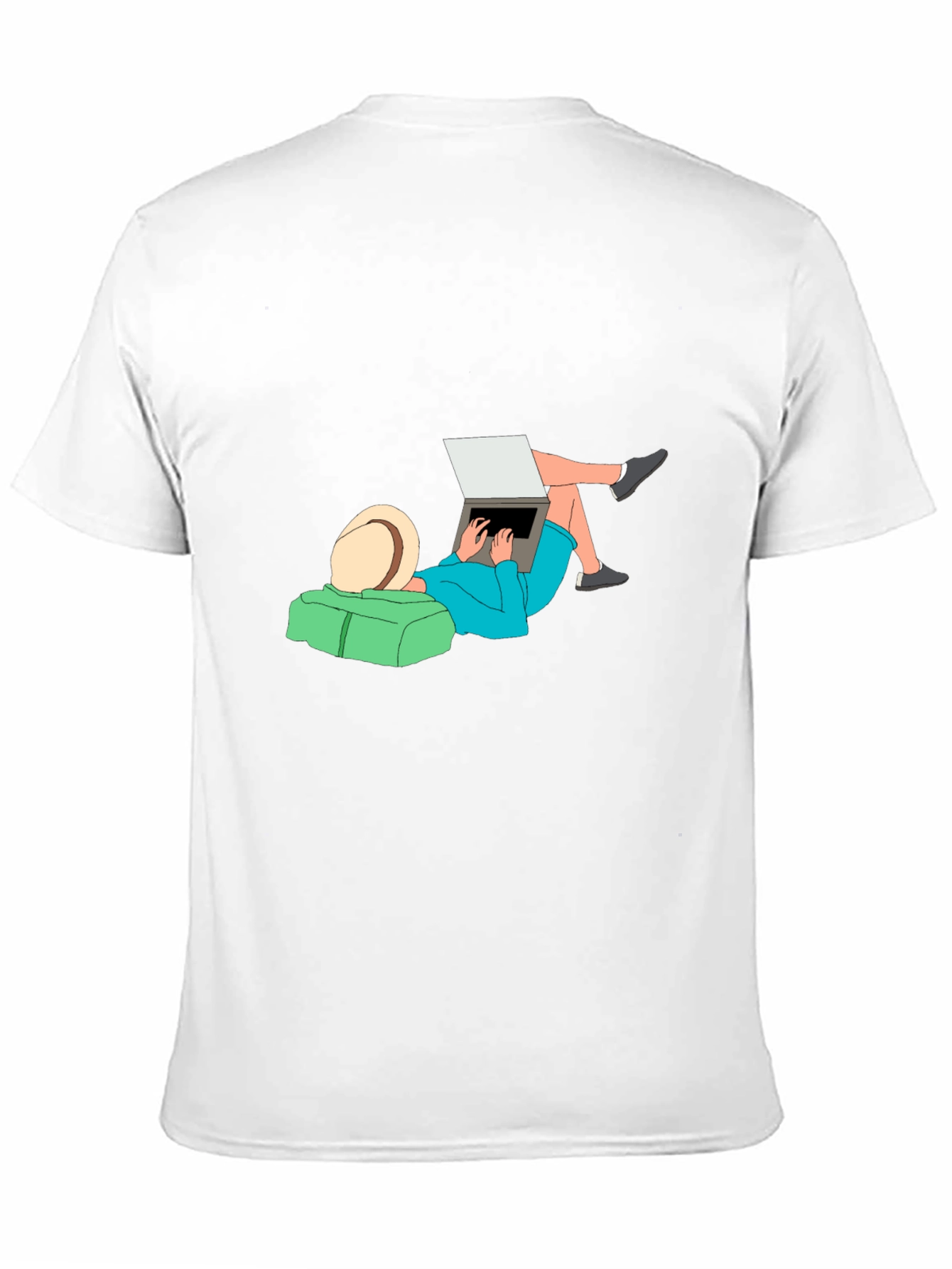 Relaxed Lifestyle Graphic Tee - Black Cotton Comfort