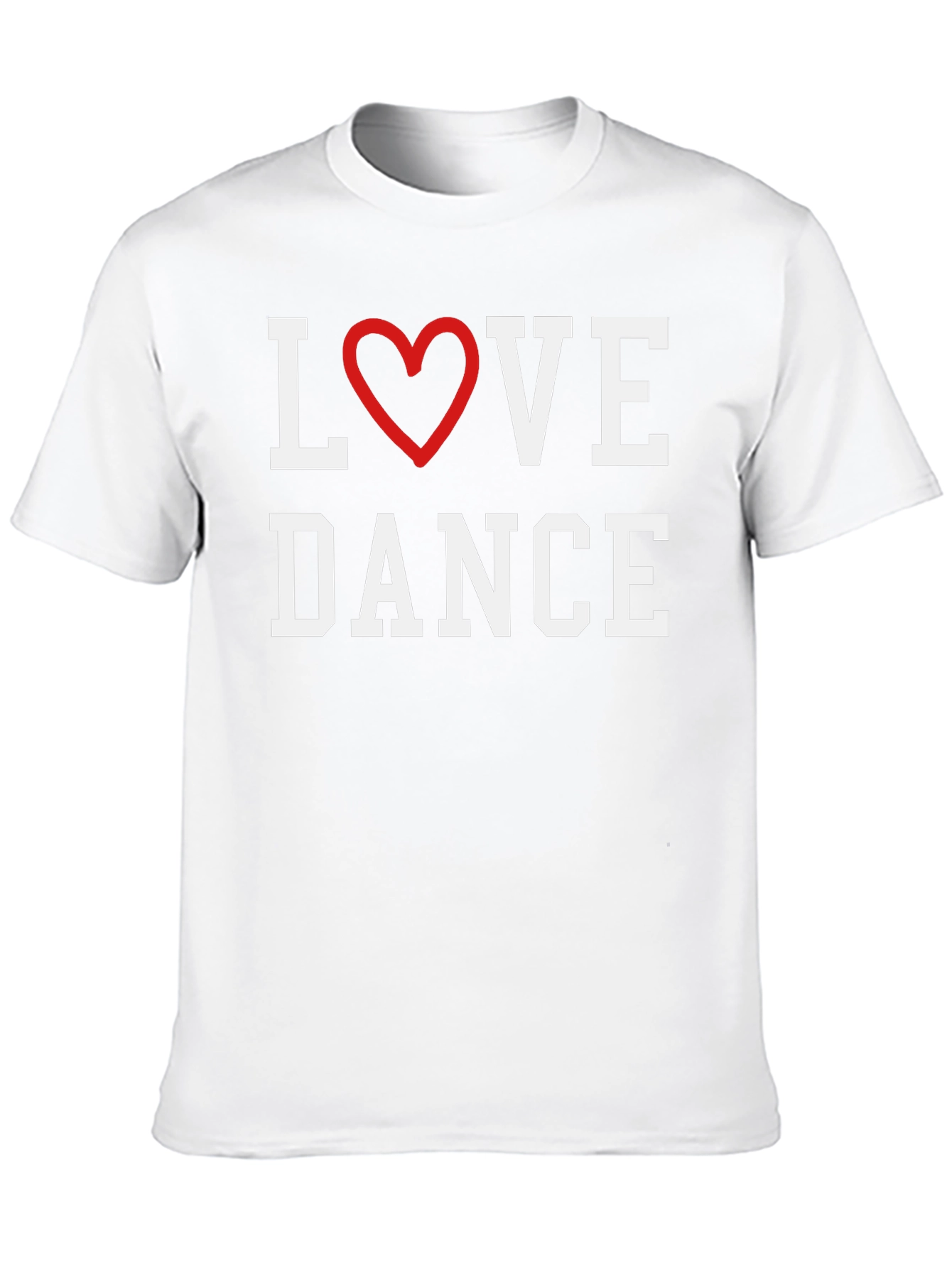 Love Dance Graphic Tee - Black Cotton T-Shirt