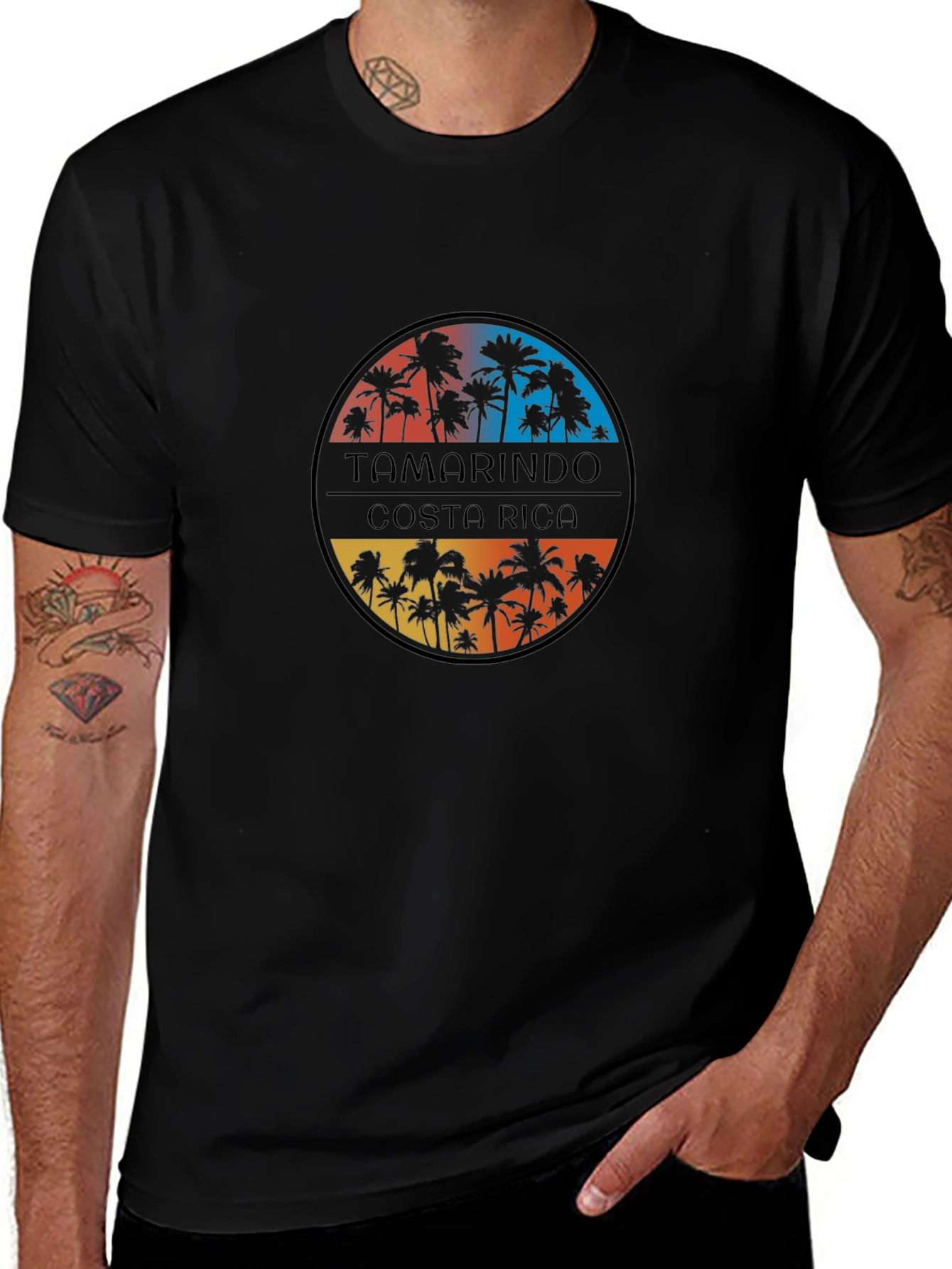 Tamarindo Costa Rica Palm Tree T-Shirt