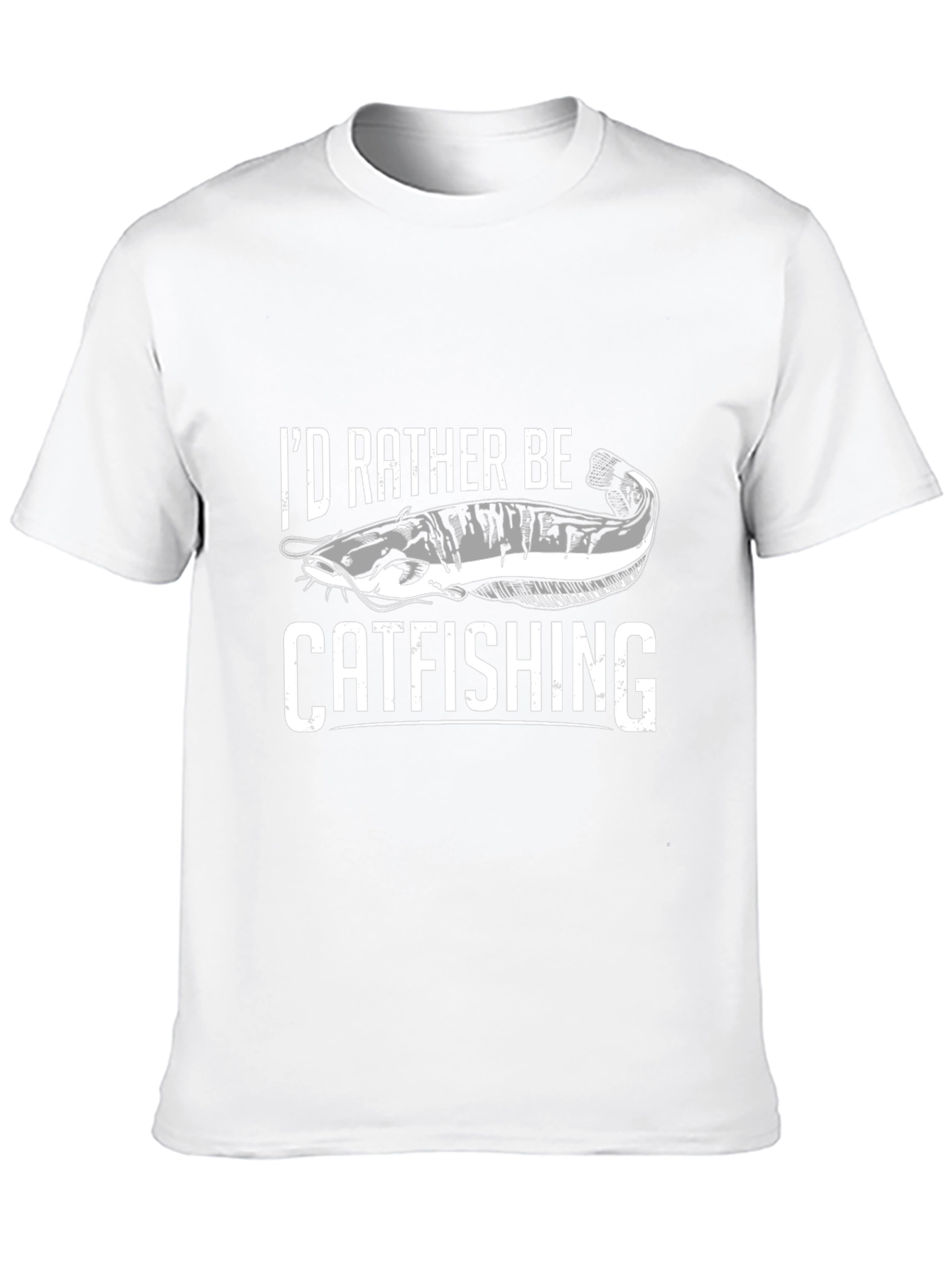 Id Rather Be Catfishing T-Shirt