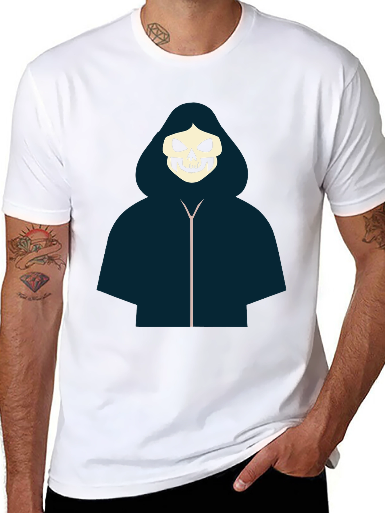 Grim Reaper Graphic Tee - Mens Black T-Shirt