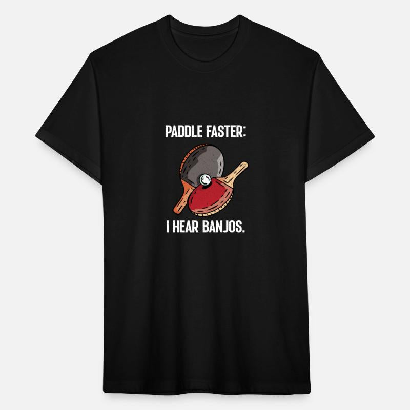 Paddle faster I Hear Banjos Table Tennis