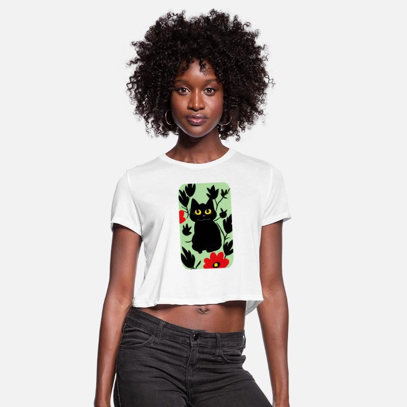 paint black cat in nature