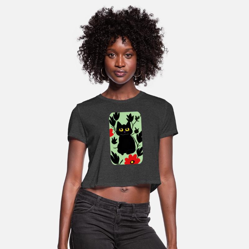 paint black cat in nature