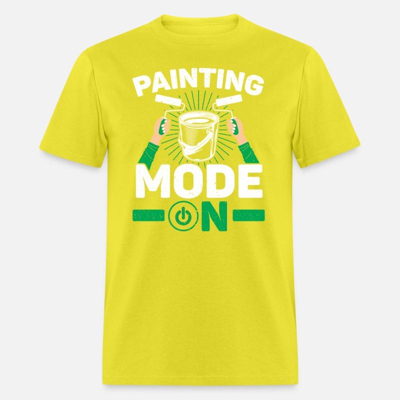 Painting Mode On Painter Tradesman House Painting