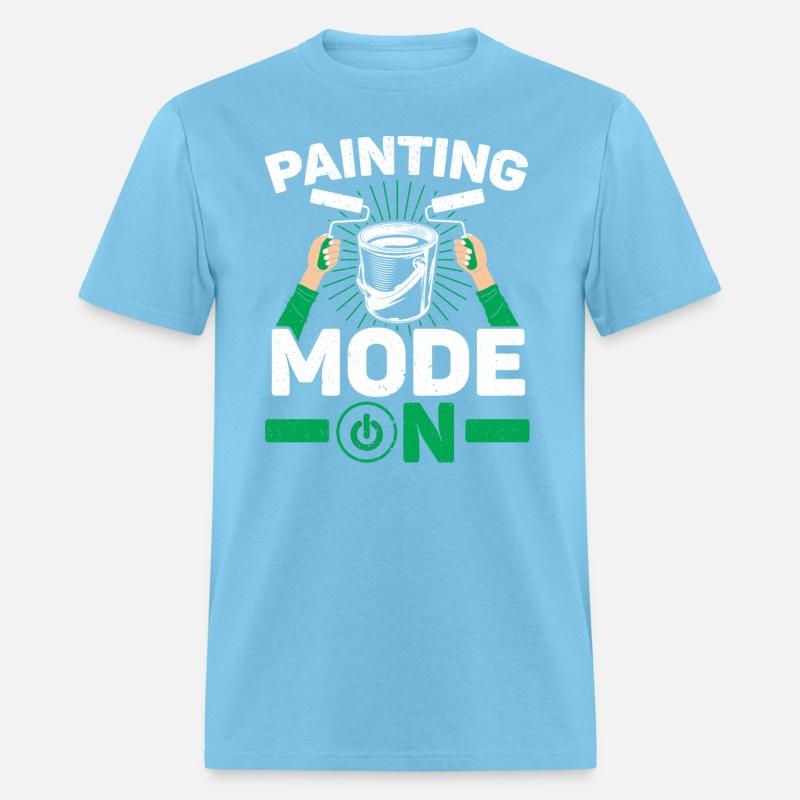 Painting Mode On Painter Tradesman House Painting