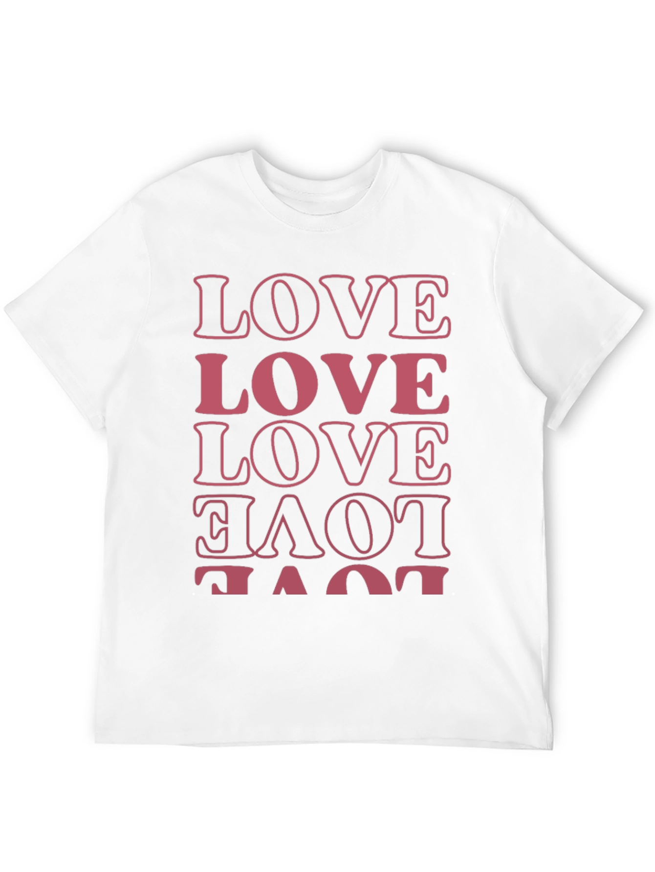 Stylish Black T-Shirt with LOVE Print