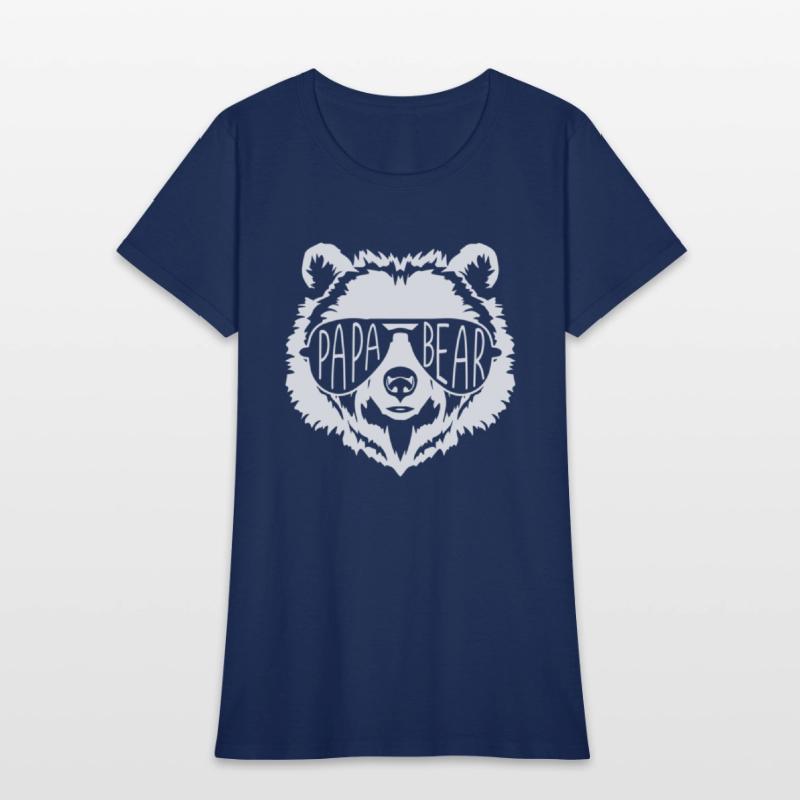 Papa Bear Face With Sunglasses