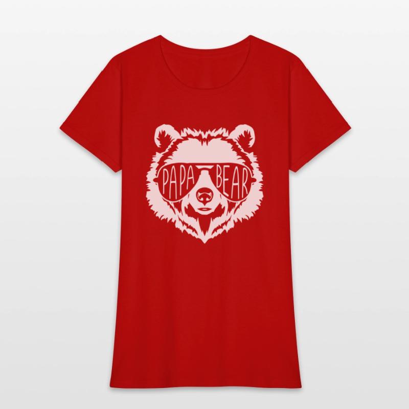 Papa Bear Face With Sunglasses