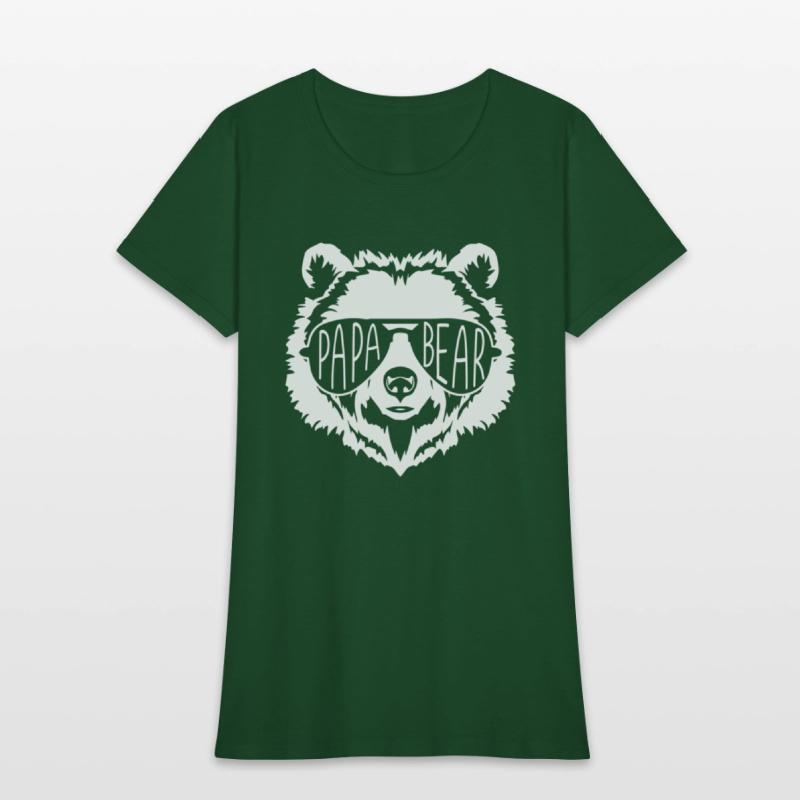 Papa Bear Face With Sunglasses