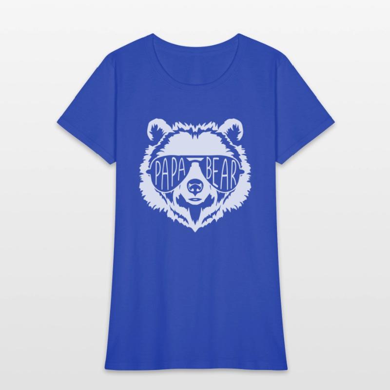 Papa Bear Face With Sunglasses