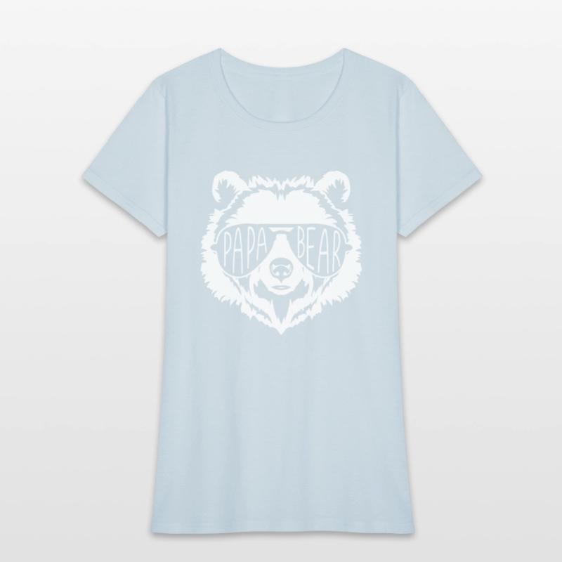 Papa Bear Face With Sunglasses