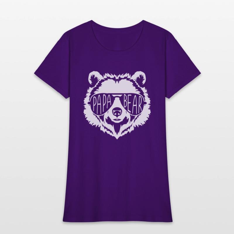 Papa Bear Face With Sunglasses