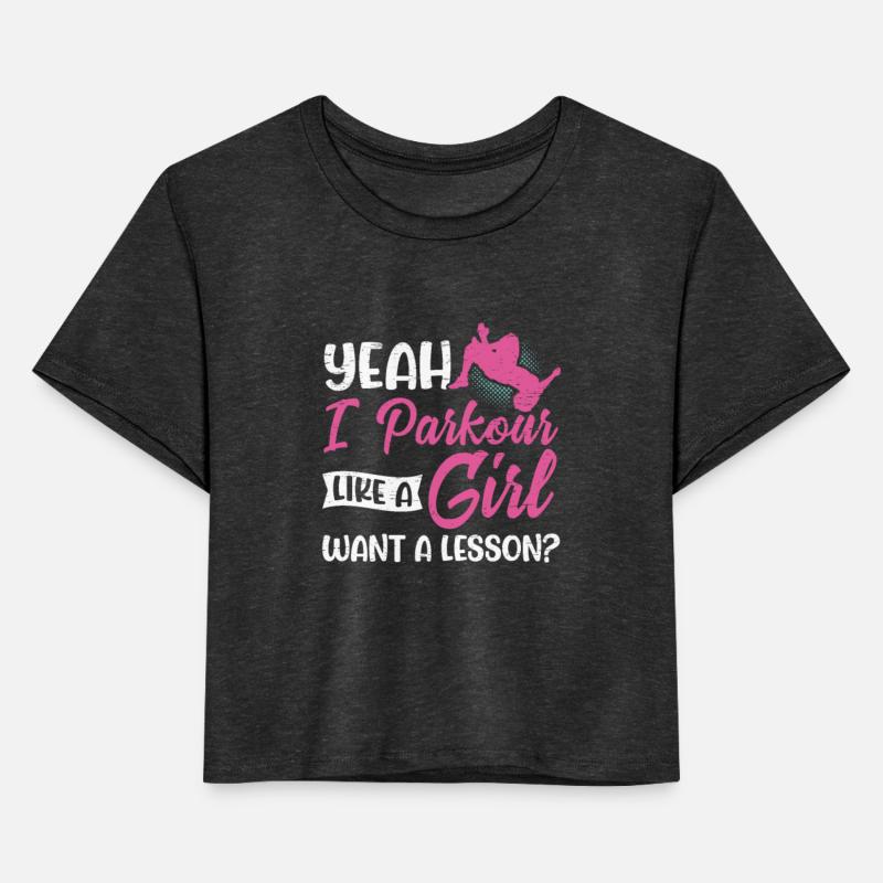 Parkour Girl Run Jump Flip Freerunning Acrobatic