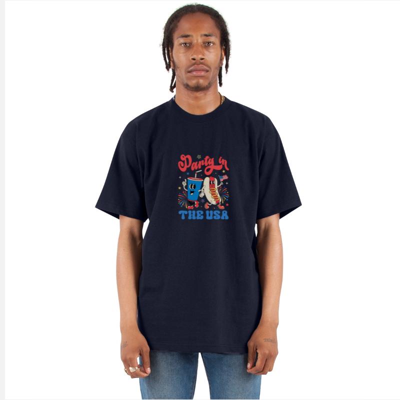 Party In The Usa Cute Soda And Hot Dog Patriotic 4