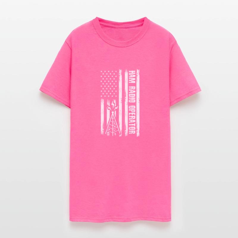 Patriotic Ham Radio Operator Morse Coding A Ham