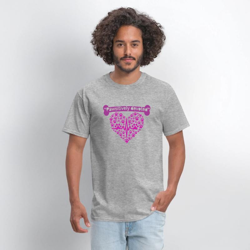 Pawsitivly Devoted Dog T-Shirt: Embrace the boundl