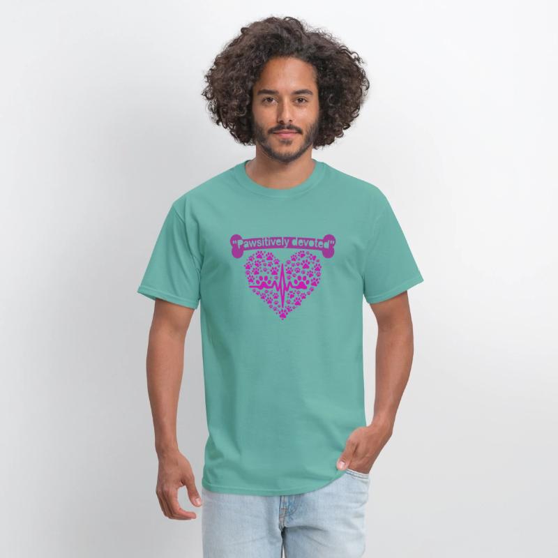 Pawsitivly Devoted Dog T-Shirt: Embrace the boundl