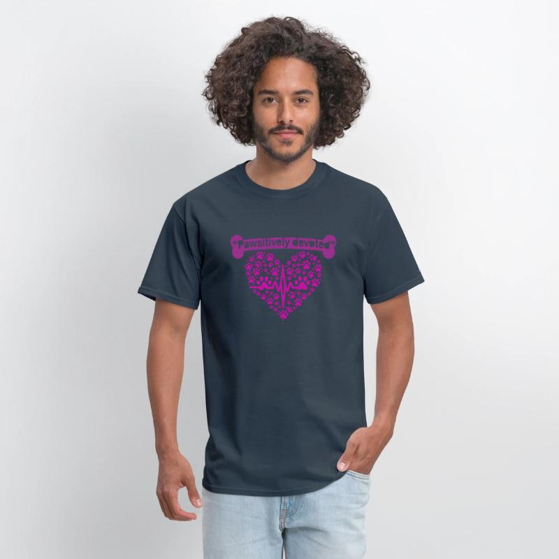 Pawsitivly Devoted Dog T-Shirt: Embrace the boundl