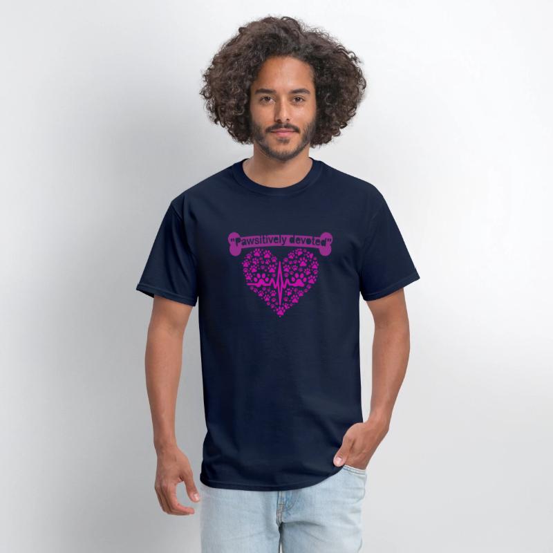 Pawsitivly Devoted Dog T-Shirt: Embrace the boundl