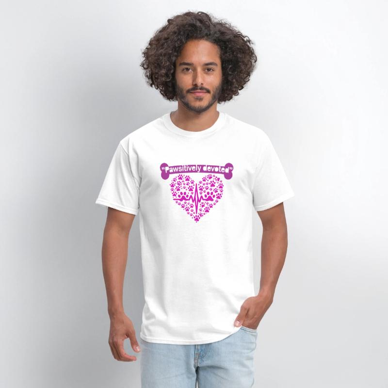 Pawsitivly Devoted Dog T-Shirt: Embrace the boundl