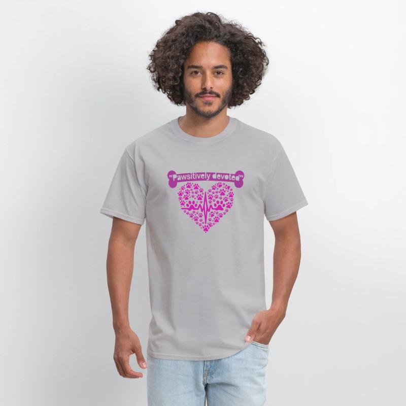Pawsitivly Devoted Dog T-Shirt: Embrace the boundl