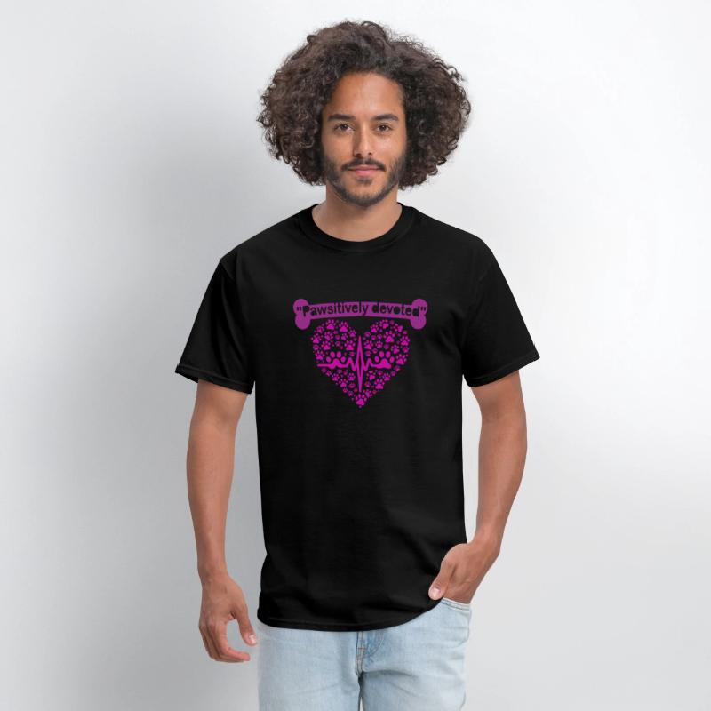 Pawsitivly Devoted Dog T-Shirt: Embrace the boundl