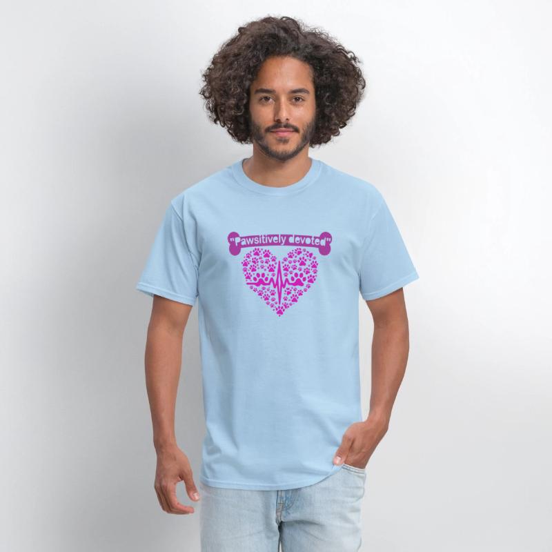 Pawsitivly Devoted Dog T-Shirt: Embrace the boundl