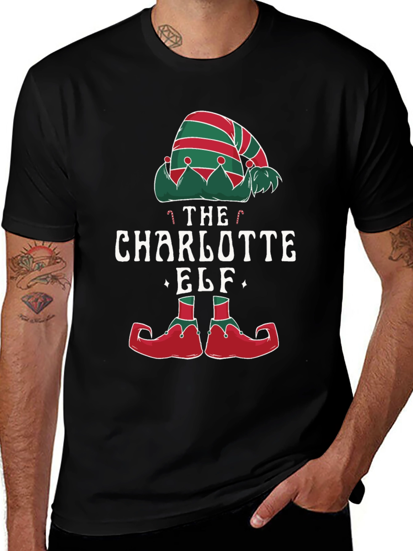 The Charlotte Elf Christmas T-Shirt