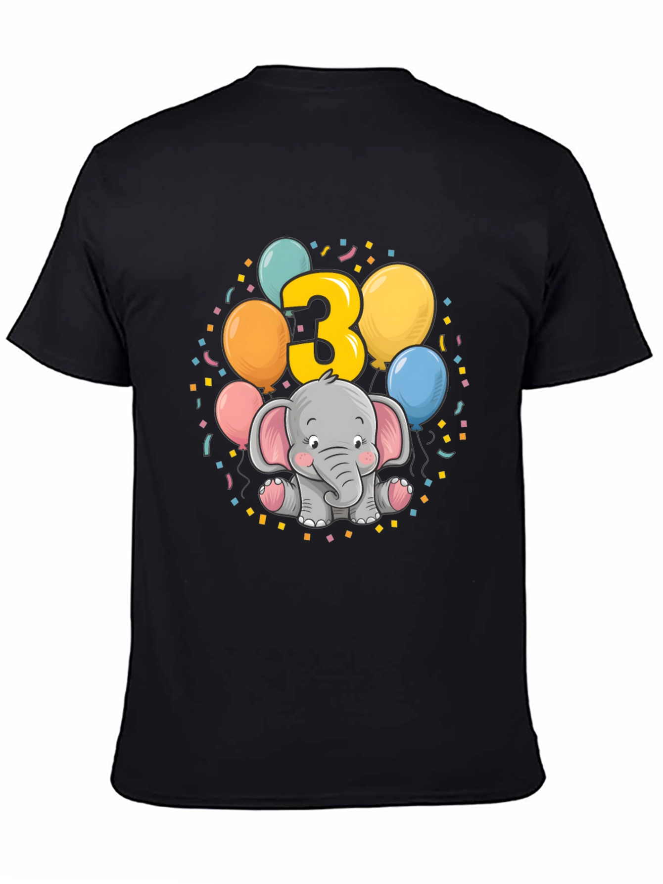 Cute 3rd Birthday Elephant T-Shirt