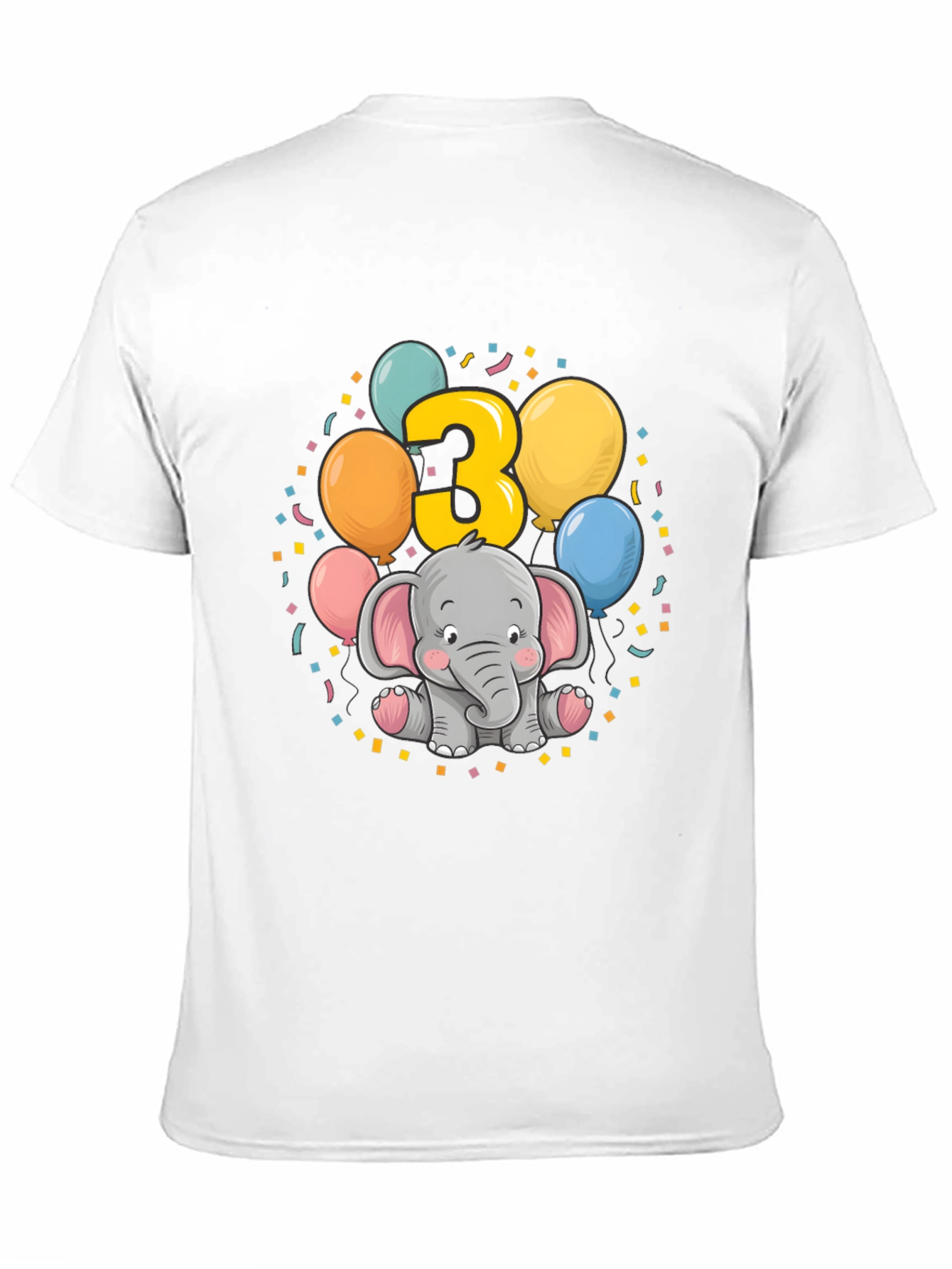 Cute 3rd Birthday Elephant T-Shirt
