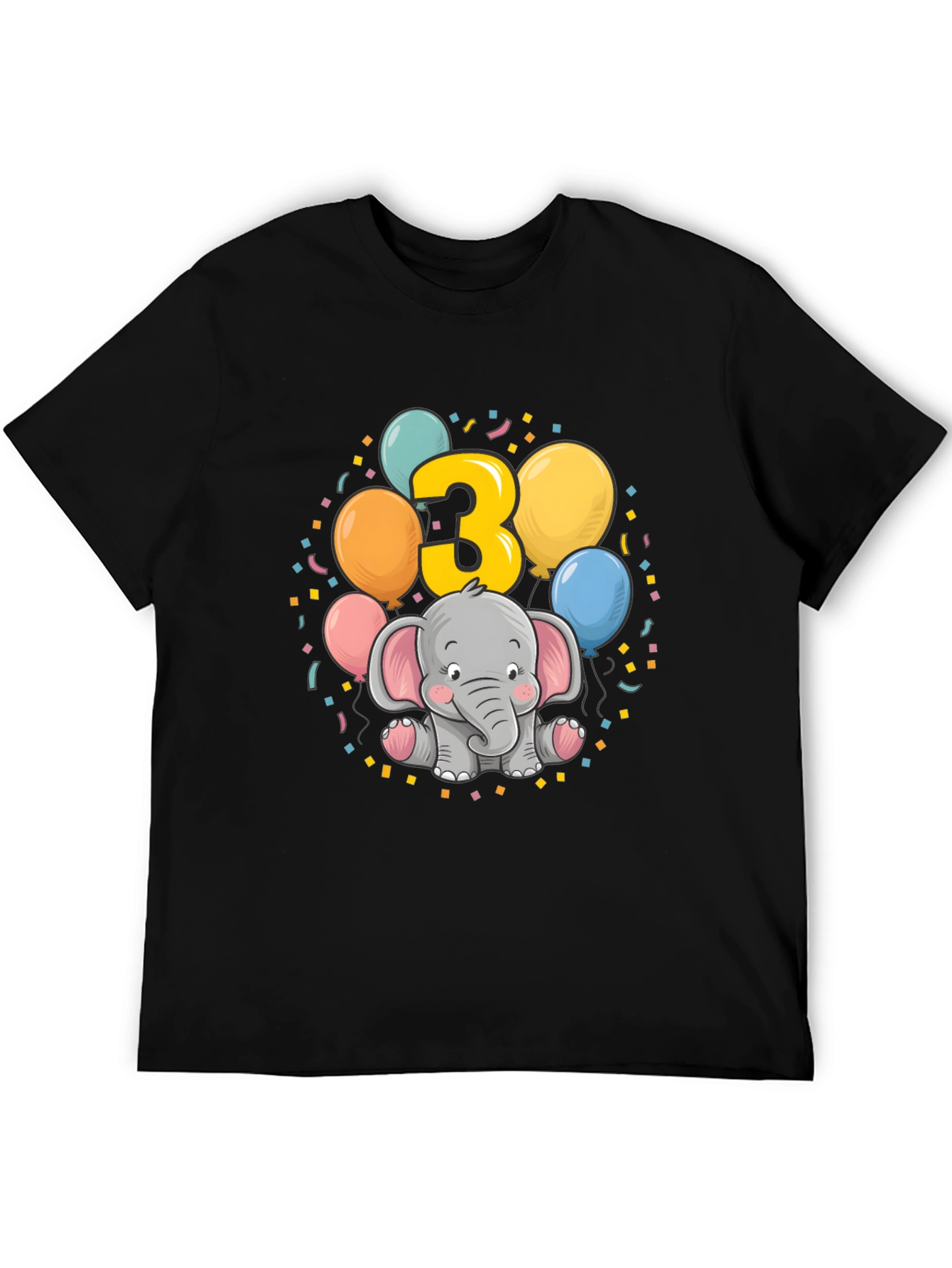 Cute 3rd Birthday Elephant T-Shirt