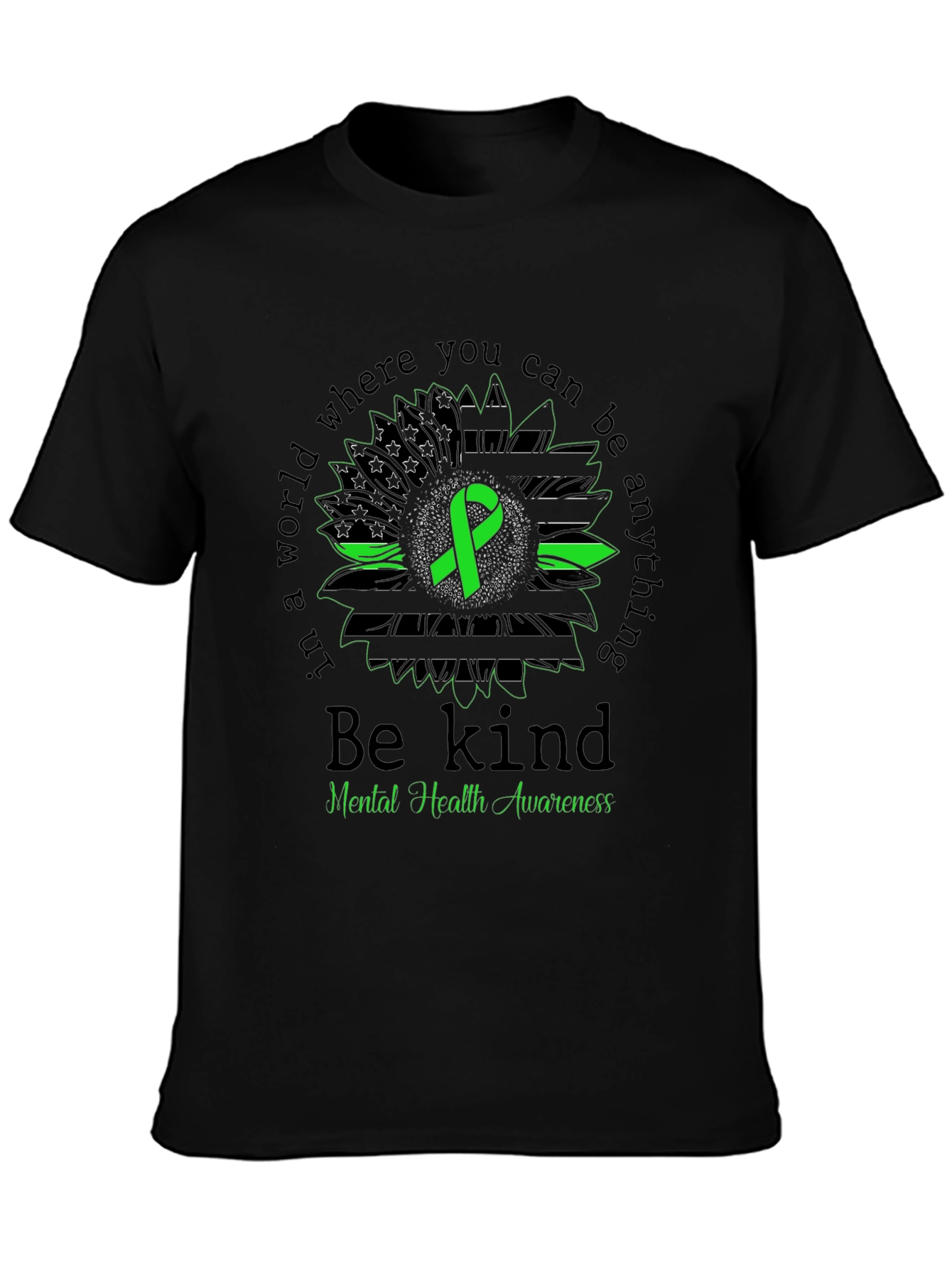 Be Kind Mental Health Awareness T-Shirt