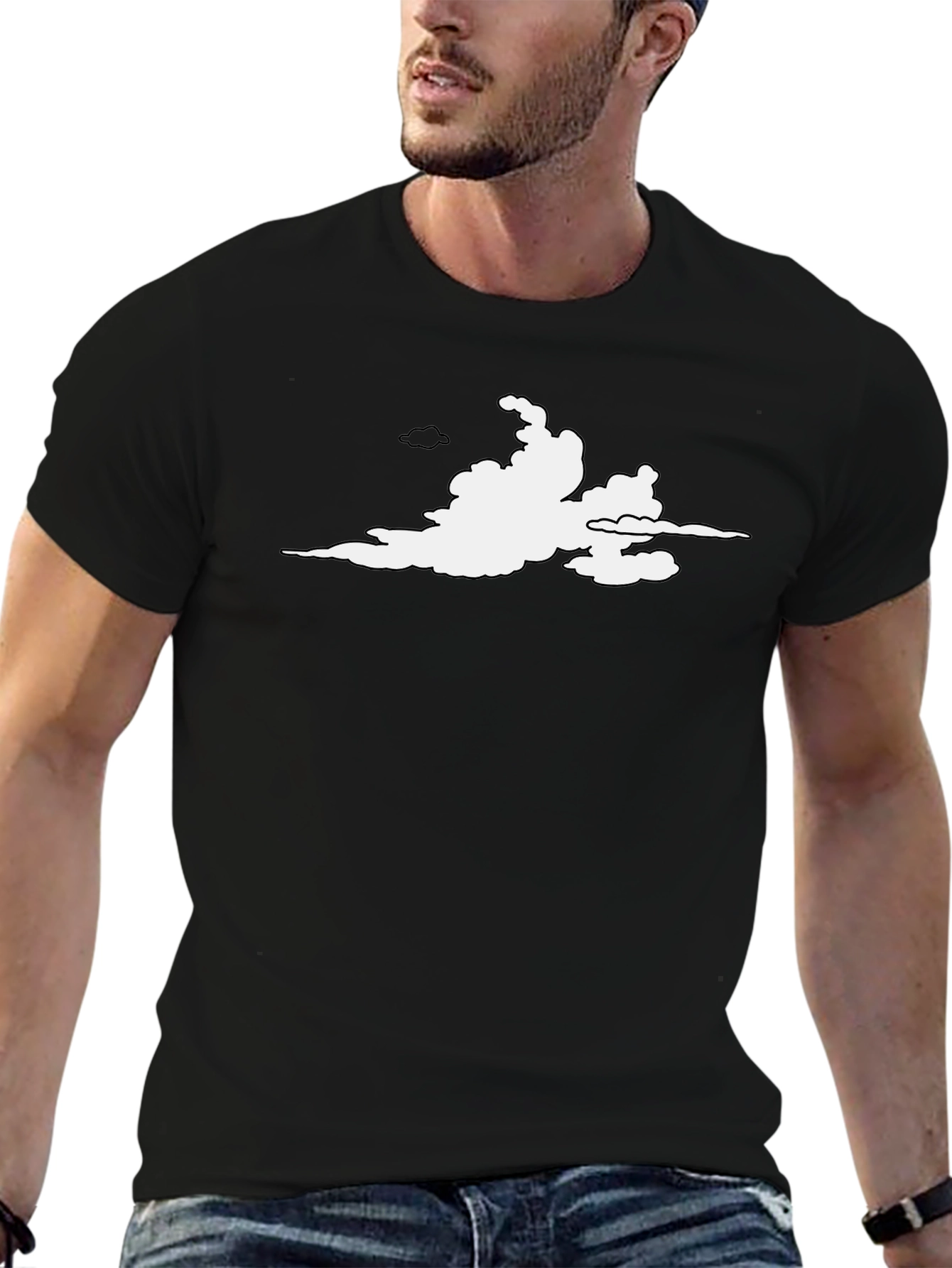 Anime Cloud Graphic Tee - Comfort & Style