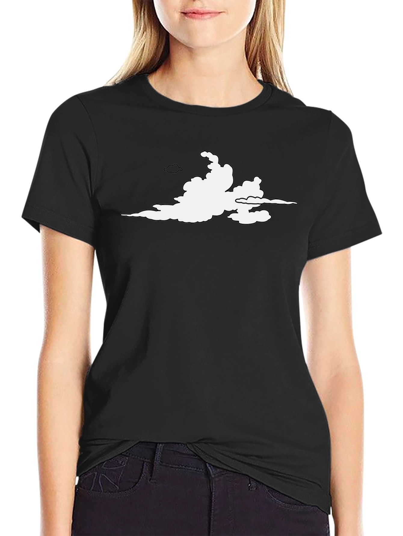 Anime Cloud Graphic Tee - Comfort & Style