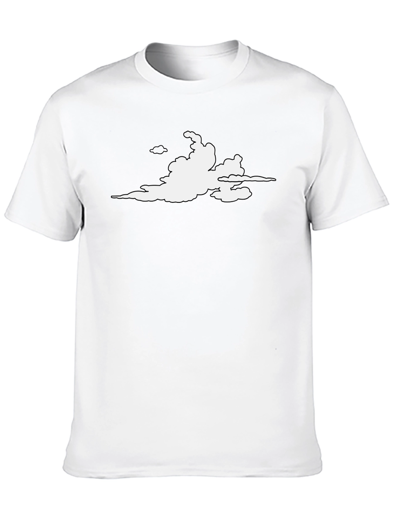 Anime Cloud Graphic Tee - Comfort & Style