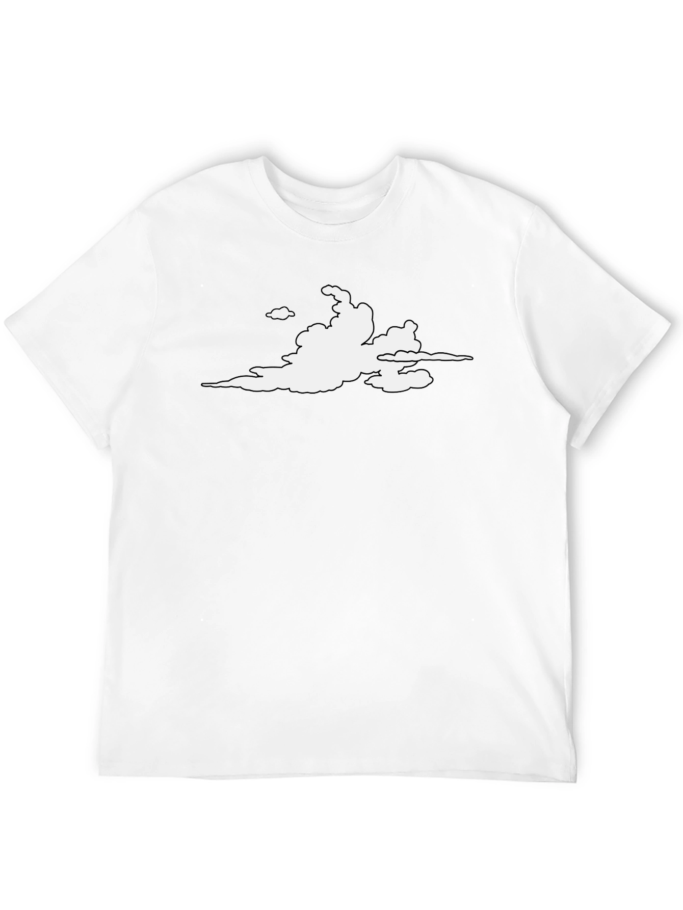Anime Cloud Graphic Tee - Comfort & Style