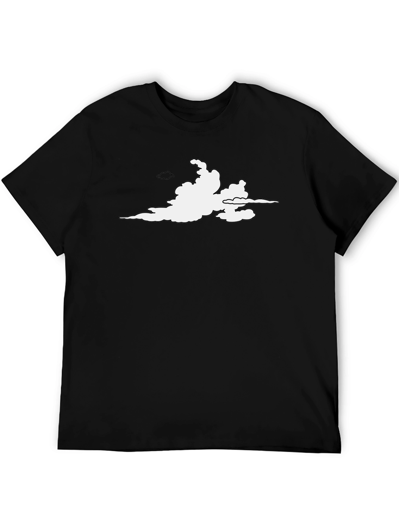 Anime Cloud Graphic Tee - Comfort & Style