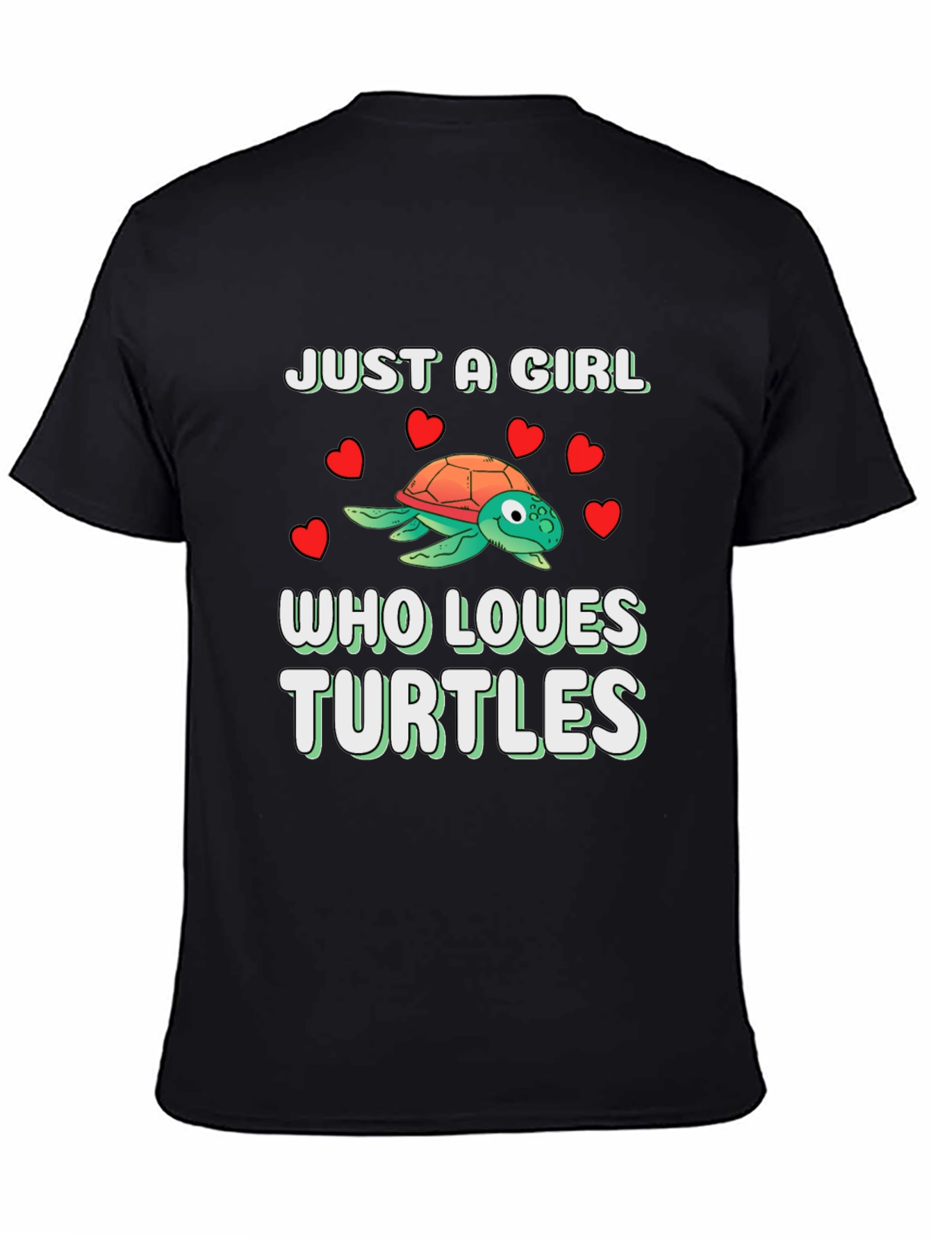 Just A Girl Who Loves Turtles Graphic Tee