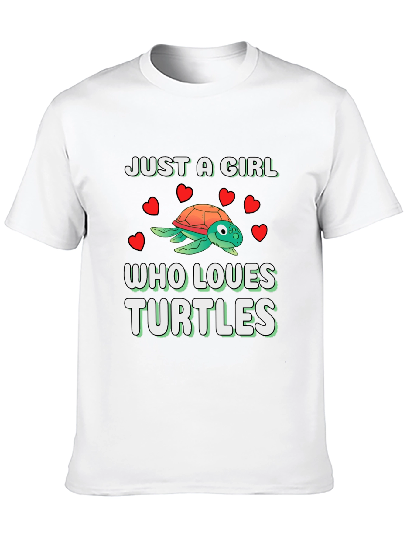Just A Girl Who Loves Turtles Graphic Tee