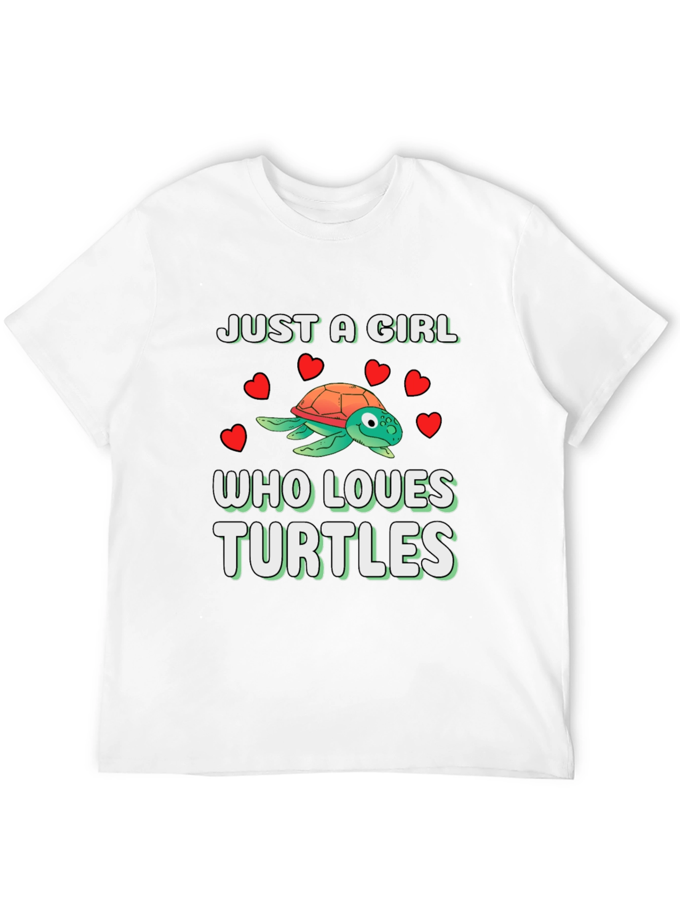 Just A Girl Who Loves Turtles Graphic Tee