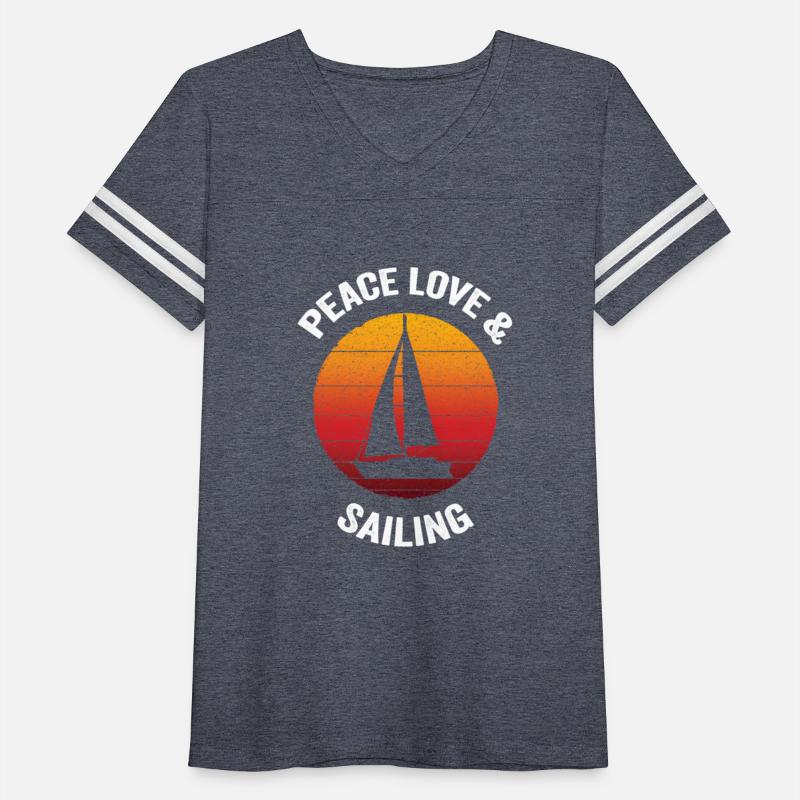 Peace Love Sailing Boat Boating