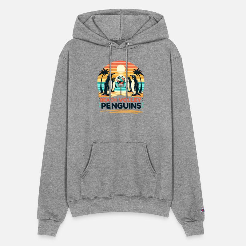 Penguin Beach Volleyball Fun