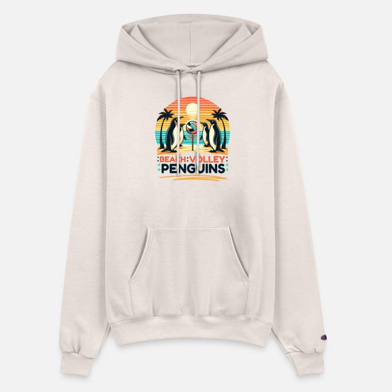 Penguin Beach Volleyball Fun