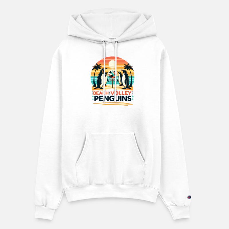 Penguin Beach Volleyball Fun