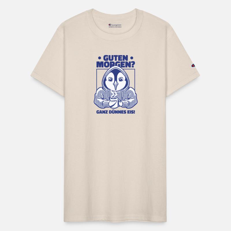 Penguin Drinking Coffee