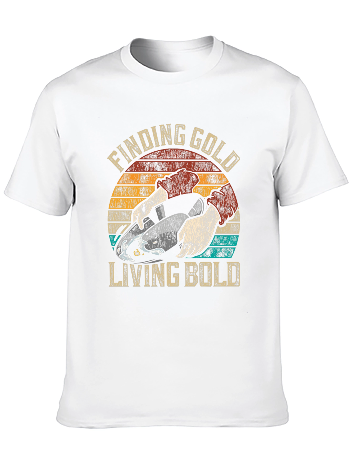 Finding Gold Living Bold Graphic T-Shirt