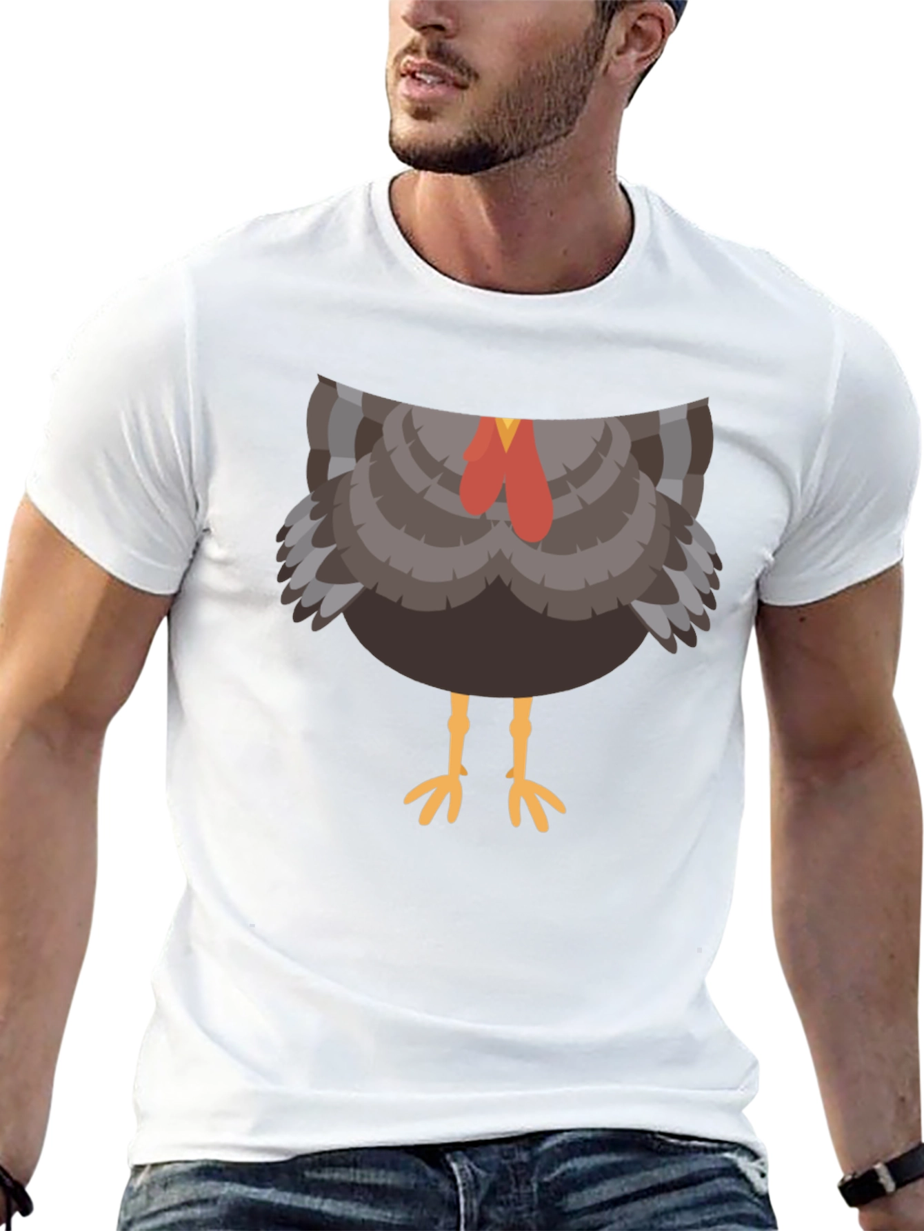 Turkey Graphic Tee - Thanksgiving Humor T-Shirt